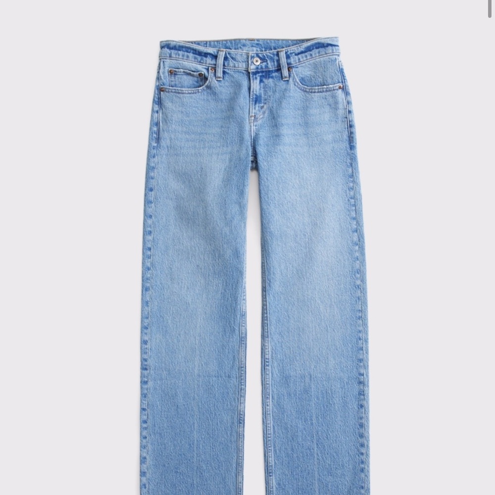 Abercrombie & Fitch Light Blue Straight Leg Jeans